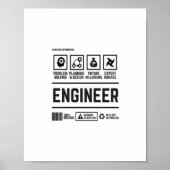 ingenieur poster (Voorkant)