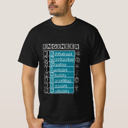 Ingenieur 's Basic T-Shirt (Voorkant)