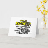 Ingenieur...Superieure intelligentie Kaart (Gele Bloem)