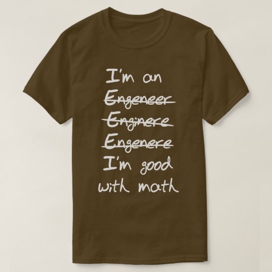 Ingenieur T-shirt (Design voorkant)