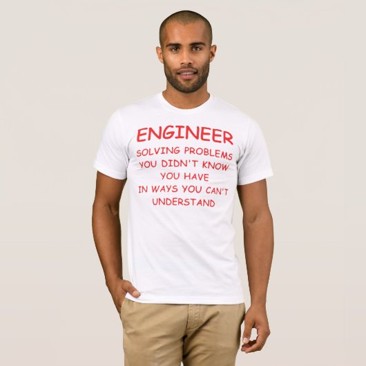 Ingenieur T-shirt (Voorkant volledig)