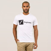 Ingenieur (✔) t-shirt (Voorkant volledig)