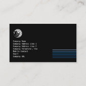 Ingenieur Technische Vaardigheden Blue Beams Visit Visitekaartje (Achterkant)