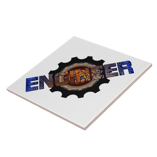 Ingenieur Tegeltje (Zijkant)