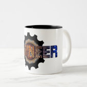 Ingenieur Tweekleurige Koffiemok (Voorkant rechts)