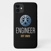 Ingenieur Vast, Engineering Afstuderen Aangepast Case-Mate iPhone Case (Achterkant)