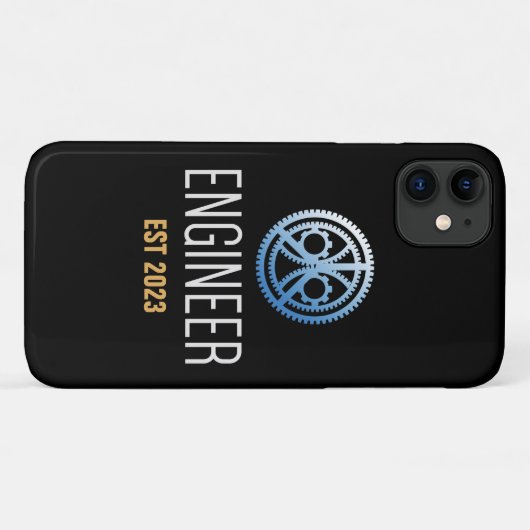 Ingenieur Vast, Engineering Afstuderen Aangepast Case-Mate iPhone Case (Achterkant (horizontaal))