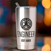 Ingenieur Vast, Engineering Afstuderen Aangepast Geïsoleerde Drinkbeker