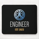 Ingenieur Vast, Engineering Afstuderen Aangepast Muismat (Voorkant)