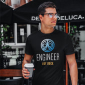 Ingenieur Vast, Engineering Afstuderen Aangepast T-shirt