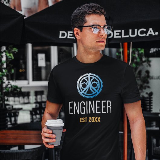 Ingenieur Vast, Engineering Afstuderen Aangepast T-shirt