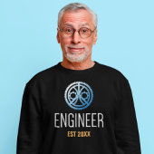 Ingenieur Vast, Engineering Afstuderen Aangepast T-shirt
