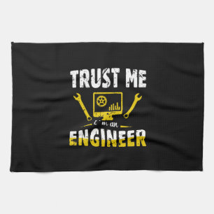 Ingenieur Vertrouw me Ik ben ingenieur Theedoek