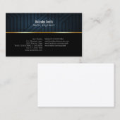Ingenieur Visitekaartje donkere textuur (Voorkant / Achterkant)