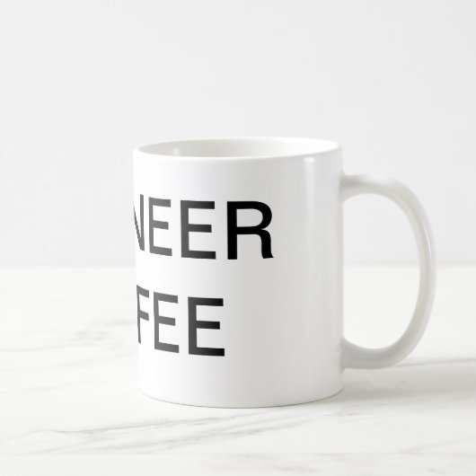 ingenieurkoffie koffiemok (Rechts)