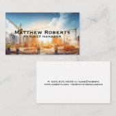 Ingenieurs | Bouwplaats Visitekaartje (Voorkant / Achterkant)