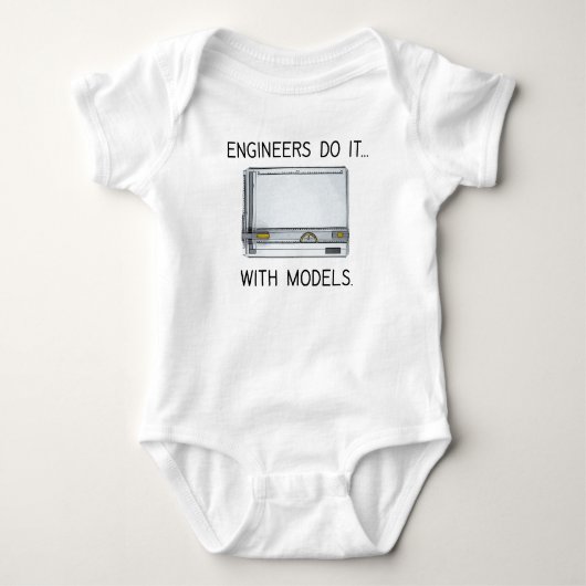 Ingenieurs doen het... Met modellen Romper (Voorkant)