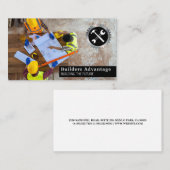 Ingenieurs en architecten op zoek naar blauwdrukke visitekaartje (Voorkant / Achterkant)