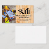 Ingenieurs plannen build | Bouw Visitekaartje (Voorkant / Achterkant)