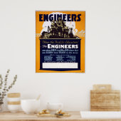 Ingenieurs Poster (Keuken)
