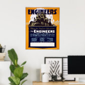 Ingenieurs Poster (Thuiskantoor)