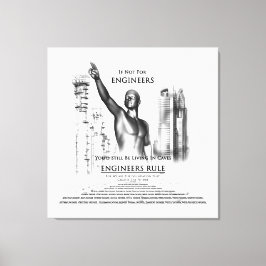 Ingenieurs Regeren Canvas Print