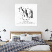 Ingenieurs Regeren Canvas Print (Insitu (Slaapkamer))