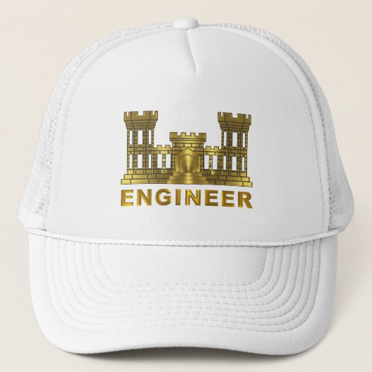 Ingenieurscorps vrachtwagenhoed trucker pet (Voorkant)