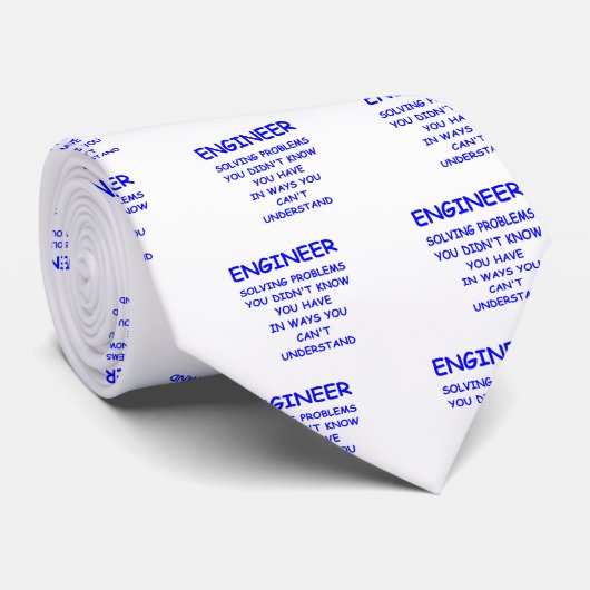 ingenieursingenieur stropdas (Opgerold)