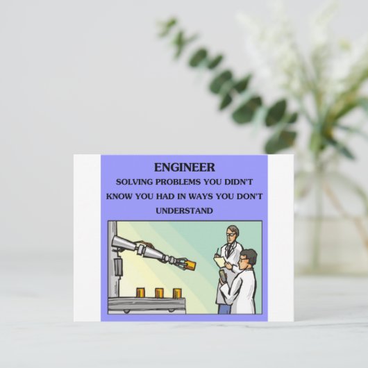 ingenieurskunst briefkaart (Staand voorkant)