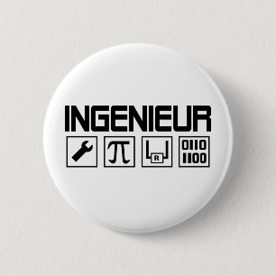 ingenieurspictogram ronde button 5,7 cm