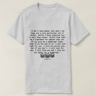 INGENOMEN met hamburgers - Een MisterP-Shirt T-shirt