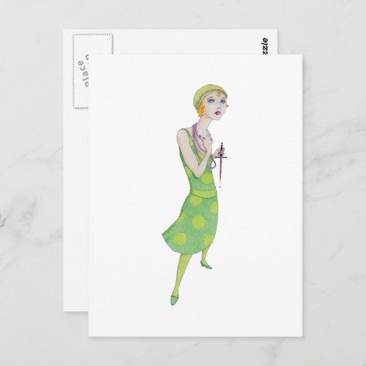 Ingenue Briefkaart (Voorkant / Achterkant)