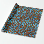 ingepakt cadeau met liefde cadeaupapier (Uitgerold)
