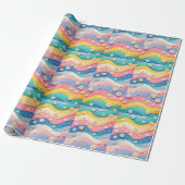 ingepakt cadeau met liefde cadeaupapier (Uitgerold)