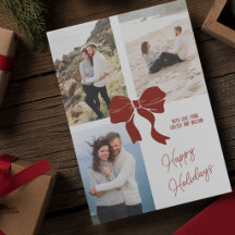 Ingepakt cadeau met strik foto collage