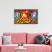 Ingepakt canvas De magische boom (Insitu (Woonkamer))