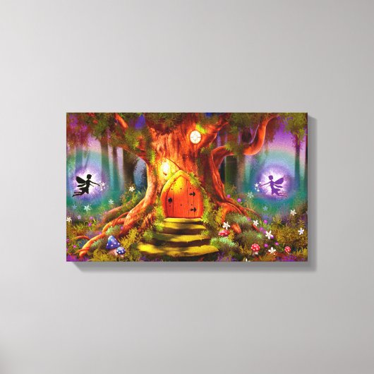Ingepakt canvas De magische boom Afdruk (Voorkant)