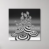 Ingepakt canvas kunst Magic Mushrooms optisch ontw (Voorkant)