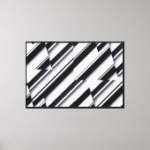 Ingepakt canvas met modern abstract ontwerp afdruk (Voorkant)