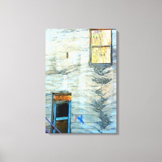 ingepakt canvas rond raam en deur afdruk (Voorkant)