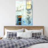ingepakt canvas rond raam en deur afdruk (Insitu (Slaapkamer))