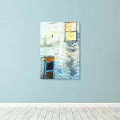 ingepakt canvas rond raam en deur afdruk (Insitu (Houten vloer))