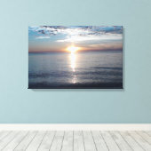 Ingepakt canvas Zonsondergang over de Kaap Afdruk (Insitu (Houten vloer))