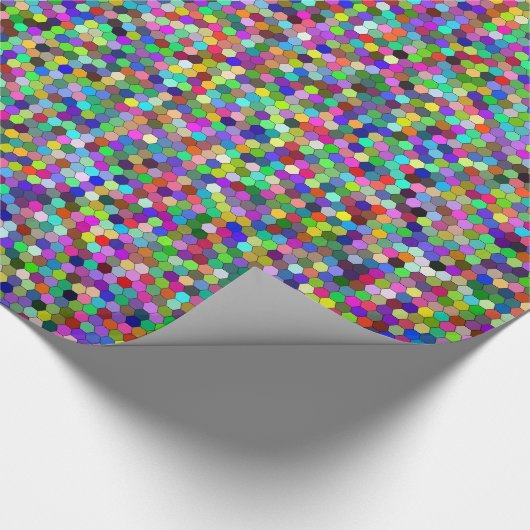 Ingepakt Hexagons Verpakkend Document Cadeaupapier (Hoek)