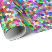 Ingepakt Hexagons Verpakkend Document Cadeaupapier (Rol Hoek)