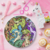 ingepakt in draken papieren bordje (Feest)