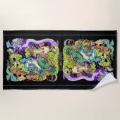 ingepakt in draken strandlaken (Voorkant)