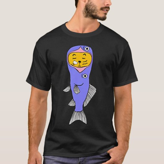 Ingepakt in Vis T-shirt (Voorkant)
