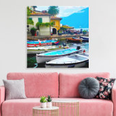 Ingepakt Strandcanvas Canvas Afdruk (Insitu (Woonkamer))